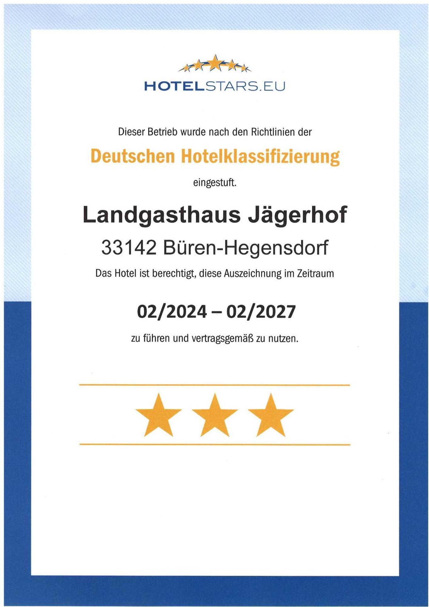Landgasthaus Jaegerhof 부렌 외부 사진